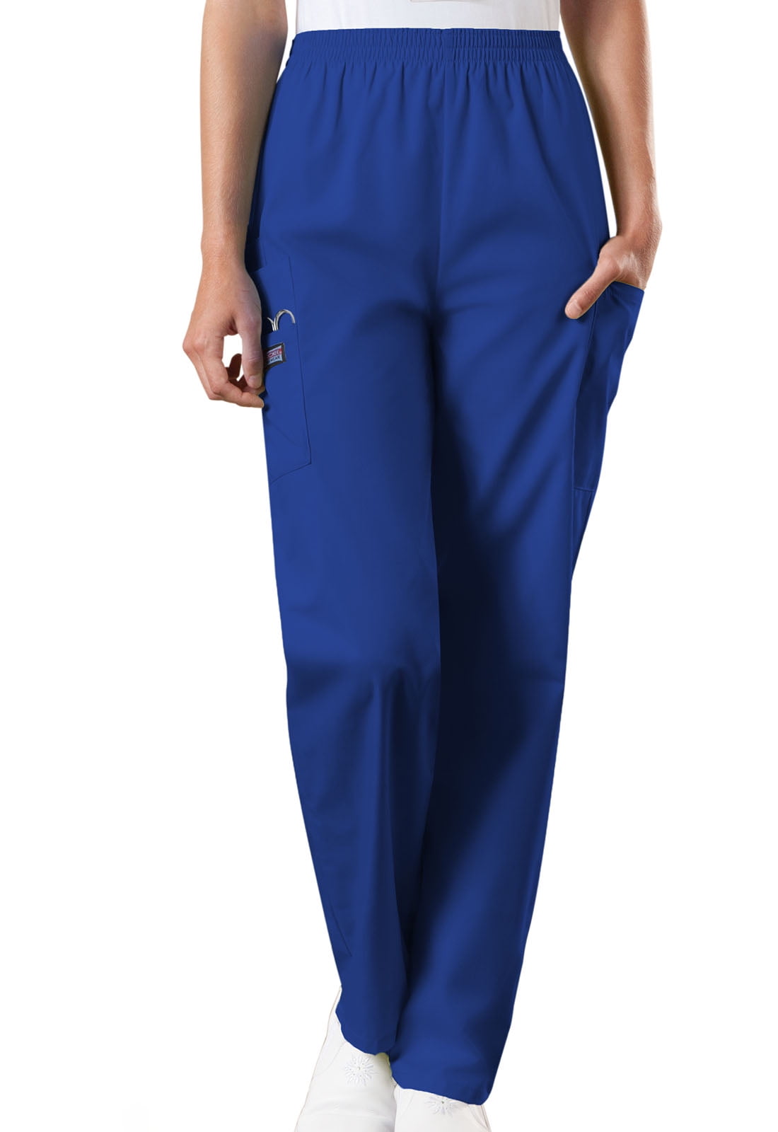 Cherokee Cherokee Workwear Scrubs Pant for Women Natural Rise Tapered PullOn Cargo 4200P, XL