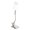 26.5cm, variant on Bear Shaped Clip Mount For 1/4inch Thread Security Cameras Adjustable Plastic Holder Clip Stand Home Offices Monitoring