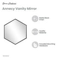 thumbnail image 3 of Annecy 39" Vanity Mirror in Phantom Black, 3 of 10
