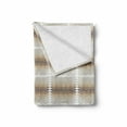 thumbnail image 2 of Abstract Soft Flannel Fleece Throw Blanket, Inspirations in Culture Motifs Arrangement Ornamental, Cozy Plush for Indoor and Outdoor Use, 60" x 80", Beige Brown White, by Ambesonne, 2 of 6