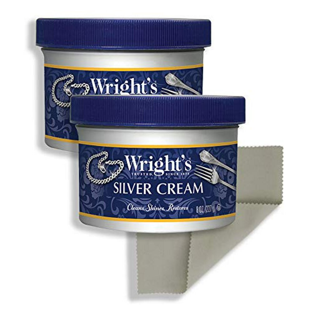 Wright's Wright's Silver Cleaner and Polish Cream 8 Ounce 2 Pack