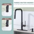 thumbnail image 2 of Single-Handle Pull Down Sprayer Kitchen Faucet with Pull Out Spray Wand and Soap Dispenser in Oil Rubbed Bronze, 2 of 7