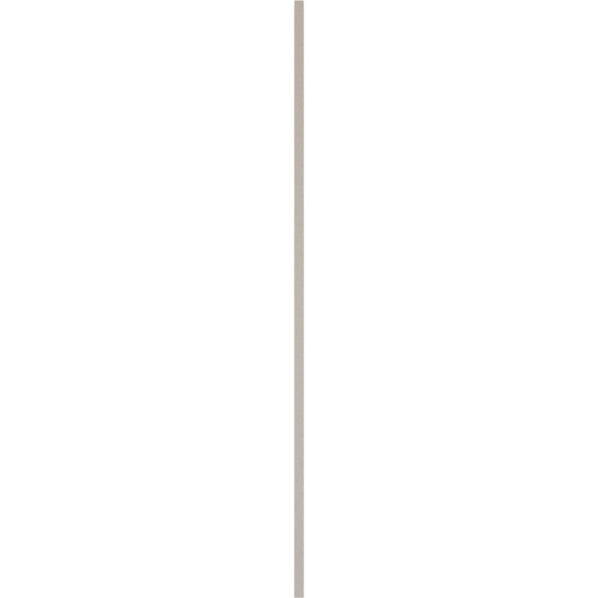 Ekena Millwork 47"H x 3/4"T Ozark PVC Adjustable Decorative Slat Wall Panel Kit, Unfinished (contains 8 Slats + 1 Straight Edge Starter Slat)
