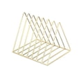 thumbnail image 1 of Iron Book Organizer Storage Shelf Magazines Rack Office Study Newspaper Display Stand Decoration Type 9, 1 of 9