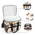 thumbnail image 6 of FORMRS Insulated Cooler Bag 24 Cans Capacity Soft Leakproof Lunch Box with Side Pockets, Fall Leaves, 6 of 7