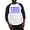 Blue/White, variant on - Greece Flag Baseball Jersey - Cotton Baseball Jersey, 3/4 Raglan Sleeve Shirt