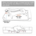thumbnail image 4 of Dog Bed Extra Large Orthopedic Pet Mattress Couch Sleeping Bed Cushion with Removable Washable Cover Soft Sponge Foam ShopWise Round, 4 of 6