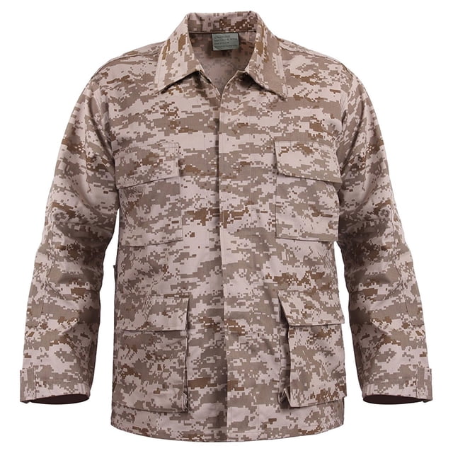 Rothco Digital Camo BDU Shirts - Desert Digital Camo, Medium