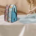 thumbnail image 3 of HELLHERO Travel Iron Storage Bag with Handle Light Blue Floral Durable & Protective Organizer, Bag Only, 3 of 6