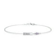 thumbnail image 1 of Engravable Bar Bracelet with Birthstone, 1 of 7