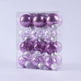 thumbnail image 1 of CNKOO 12 PCS 2.36 Inch Christmas Ball Decorations  Shatterproof Colorful Glitter Ball Set  Holiday Party Ball Decoration Christmas Tree Hanging(Pink), 1 of 3
