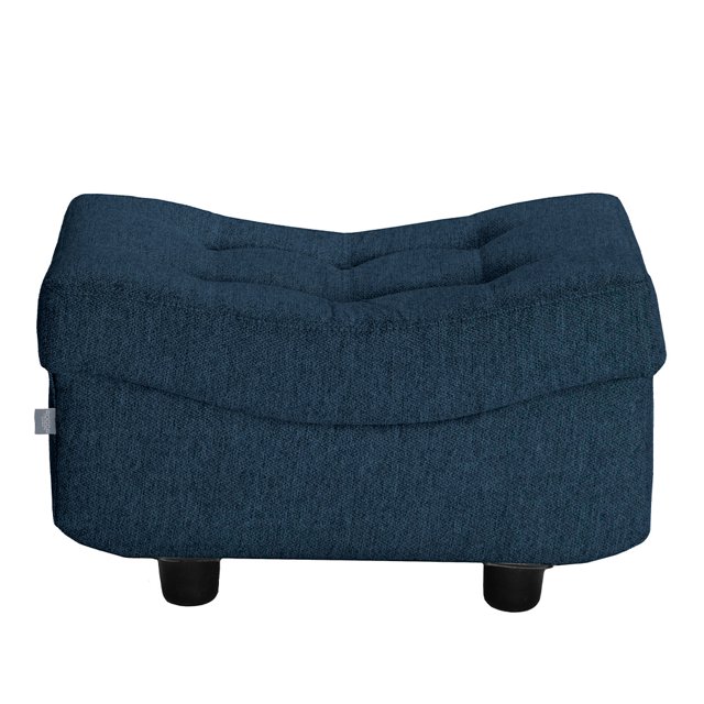 Taburete Bali Rogga Azul Rey Para Sala