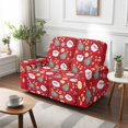 thumbnail image 7 of TSOVTHRID Santa Claus Christmas Tree Print Loveseat Recliner Covers for 2 Seat Sofa, Soft Reclining Love Seat Slipcover, 6-Piece Stretch Reclining Sofa Covers for Christmas Decor, 7 of 7