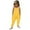 Yellow, variant on HNMKIU Girls Romper & Jumpsuit — Playful Solid Strapless Jumpsuit for Toddlers and Kids Backless Playsuit Summer Outfit Easy-On Clothing Yellow,5 Years