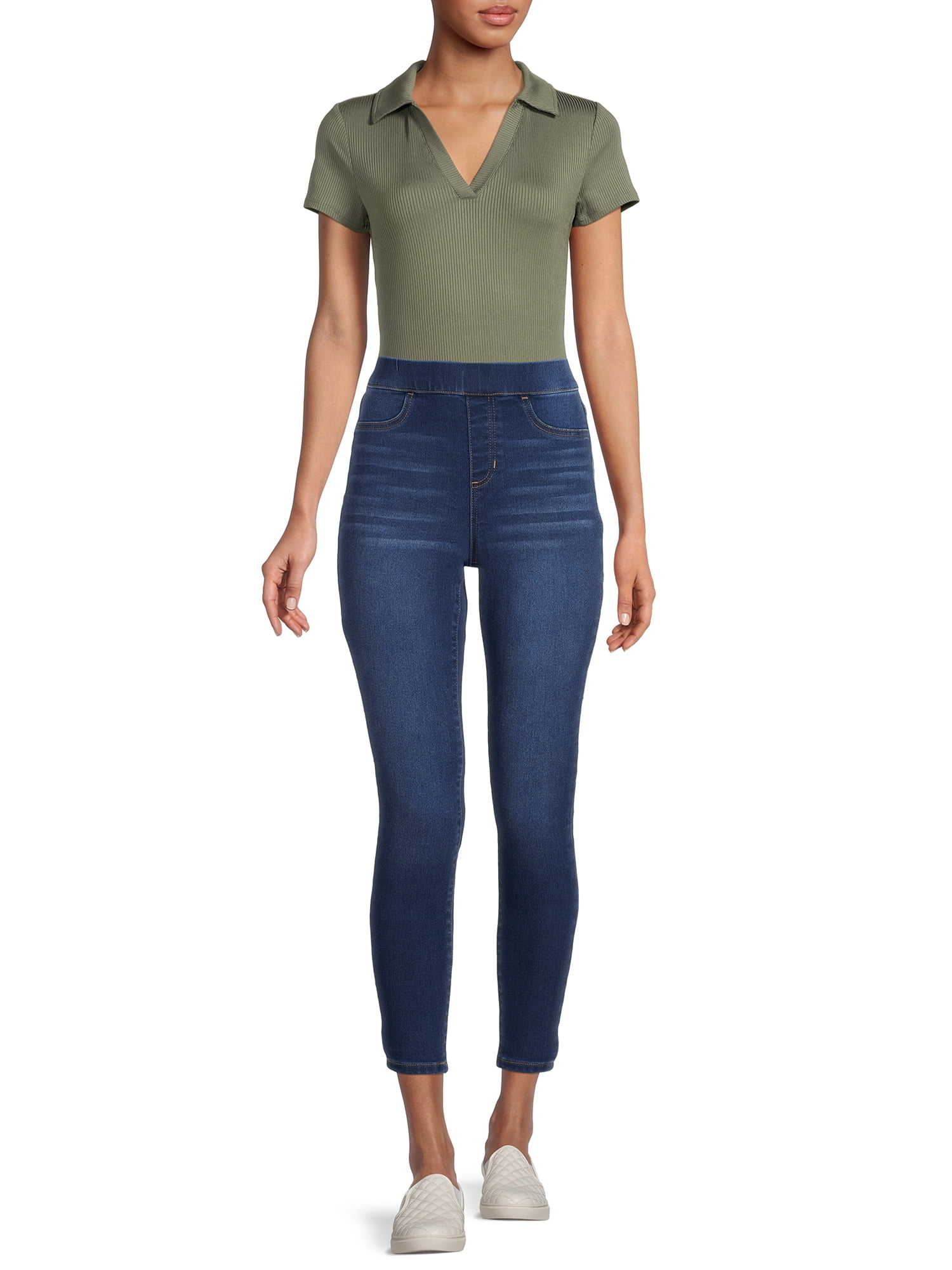 No Boundaries Juniors' Cap Sleeve Polo Bodysuit