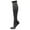 Dark Gray, variant on Unisex Gradient Mixed Color Compression Socks Mid Tube Nylon Athletic Sport Gradient Footwear Hosiery Dark Gray