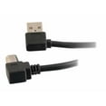 thumbnail image 4 of C2G 1m USB Cable - Right Angle - M/M - USB cable - USB (M) to USB Type B (M) - USB 2.0 - 3.3 ft - 90�� connector, right-angled connector - black, 4 of 4