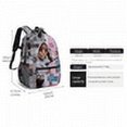 thumbnail image 2 of 3D printed full-print schoolbags for primary and secondary school students, backpack, 2 of 2