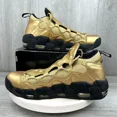thumbnail image 2 of Ni - ke Ni - ke Air More Money Metallic Gold Black Mens 9.5 AJ2998-700 Sneakers Uptempo OG, 2 of 5