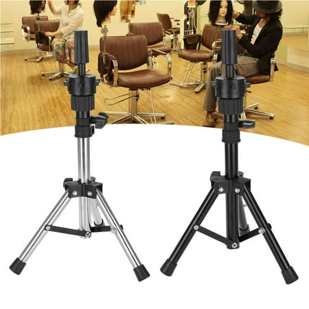 Mannequin Head Display Stand Yosoo Mannequin Head Holder Tripod Stand, Adjustable Professional Plastic Wig Display Tripod Stand Wig Hair Hat Stand Hair Holder Dummy Head ()