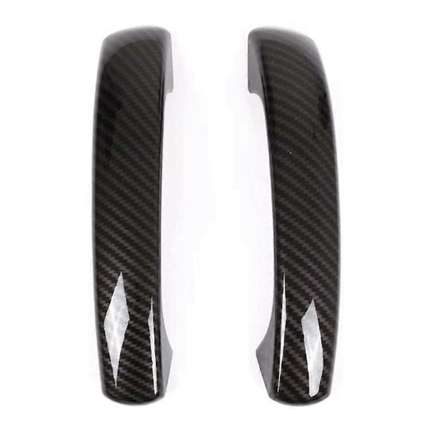 For Mercedes Benz Smart 451 Fortwo 2009-2015 Carbon Fiber Car Exterior Door Handle Cover Trim Decor Sticker Accessories