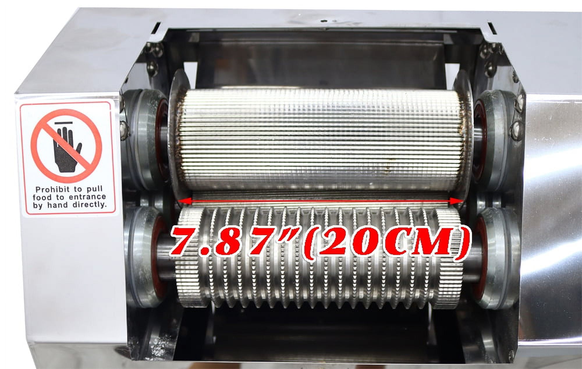 INTSUPERMAI Electric Sugar Cane Press Juicer Extractor with Three Rollers Three Inlets