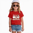 thumbnail image 2 of ORT Girl Boy Christmas Shirt Funny Xmas Graphic Tee Shirt Xmas Short Sleeve Holiday Tops, 2 of 6