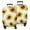 White Big Sunflower, variant on Yellow Sunflower Field Pattern Luggage Cover Fashion Suitcase Cover Baggage Covers Fit 25-28 Inch Luggage (Go Travel)