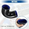 thumbnail image 4 of Unique Bargains 76mm 2.99" 135 Degree Elbow Silicone Reducer Hose Pipe Bend Turbo Water Intercooler Black, 4 of 6