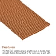 thumbnail image 3 of Flat Nylon Webbing Strap 1 Inch 50 Yards Dark Brown for Backpack, Luggage-rack, 3 of 7