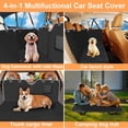 thumbnail image 4 of Funda para asiento de coche Mancro para perros trasero impermeable Universal, 4 of 5