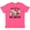 Vintage Hot Pink, variant on Inktastic Promoted to Big Sister with Flowers Youth T-Shirt