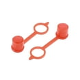 thumbnail image 4 of Silver Tone M8 90 Degree Angle Grease Nipple Fittings w/ Red Dust Cap for Car 10 Set, 4 of 6