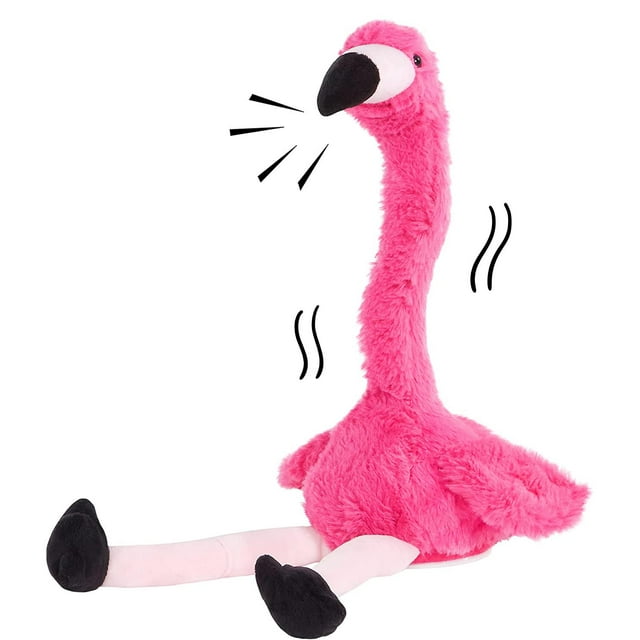 Juguetes de animales, juguete de baile de peluche de flamenco, juguete de peluche de flamenco eléctrico, juguete de baile de peluche de flamenco, rendimiento de alta gama