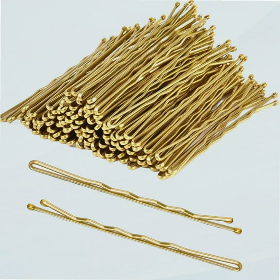 120 Count Large Blonde Bobby Pins, 2.75" Jumbo Hair Pins for Thick Hair, Women Girls Hair Accessories
