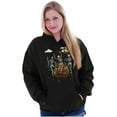 thumbnail image 3 of Halloween Spooky Dancing Skeletons Hoodie Sweatshirt Women Men Brisco Brands S, 3 of 6