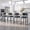 Blue, variant on AFO 26.7" Upholstered Counter Height Bar Stools Set of 2, Kitchen Island Stools With Study Metal Frame, Suitable for 35"-40" Table, Modern Counter Chairs for Dining Room, Beige