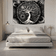 thumbnail image 4 of Tapiz del árbol de la vida, tela de pared del árbol de la vida, tapiz de fases de la luna negra, cielo estrellado, colgante de pared, decoración de la pared del sol y la luna, tapices del árbol de la, 4 of 7
