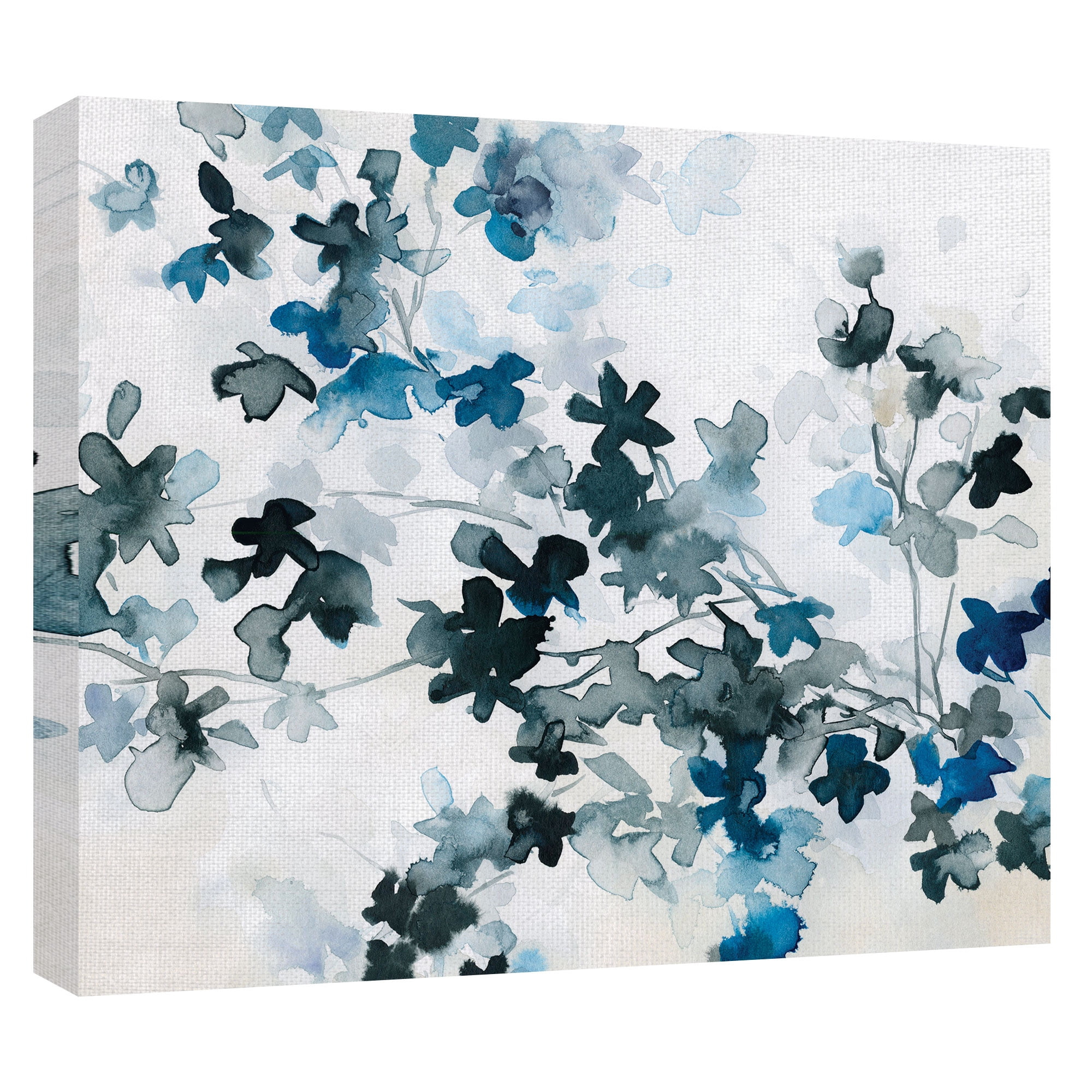 Masterpiece Art Gallery Blue Cherry Blossoms by Carol Robinson Canvas Art Print 22" x 28"