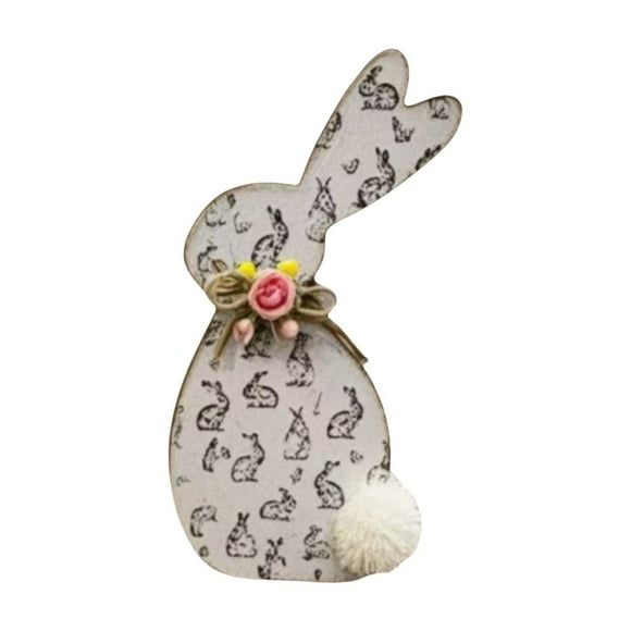 Binwennn Rabbit Wooden Ornaments With A Design Concept Of Simplifying Complexity Bring A Enjoyment Of Visual And Senses Making The Home More Giraffe Ornament Snowflake Ornament Neutral Ornament Set