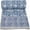 Blue, variant on Indian Hand Block Print Kantha Quilt Kantha Throw Cotton Bedspread Indian Blanket Twin Size Quilt Kantha Bed over Cotton Quilt
