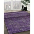 thumbnail image 2 of Ahgly Company Indoor Rectangle Mid-Century Modern Purple Persian Area Rugs, 2' x 3', 2 of 6