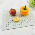 thumbnail image 5 of Square Coaster Drain Mat Round Dish Basin Drain Mat Place Mat Drain Mat Sink Mat, 5 of 5