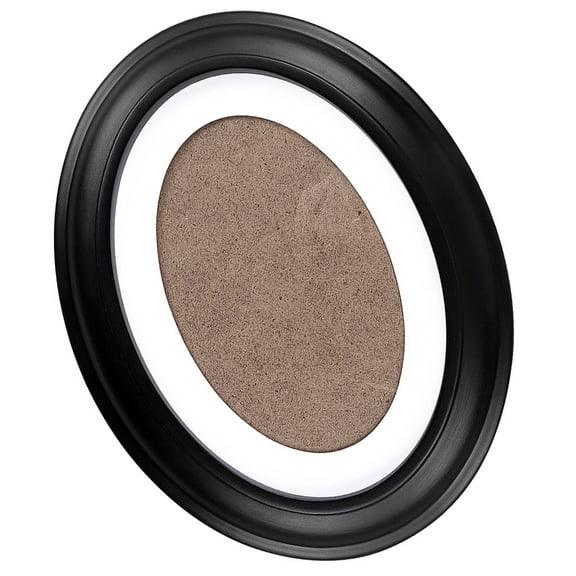 LEORX Oval Frame Picture Frame Black Plastic 1Set