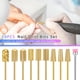 thumbnail image 4 of Juego de brocas para uñas Honoson Cuticle, carburo de tungsteno, 10 unidades, 4 of 8
