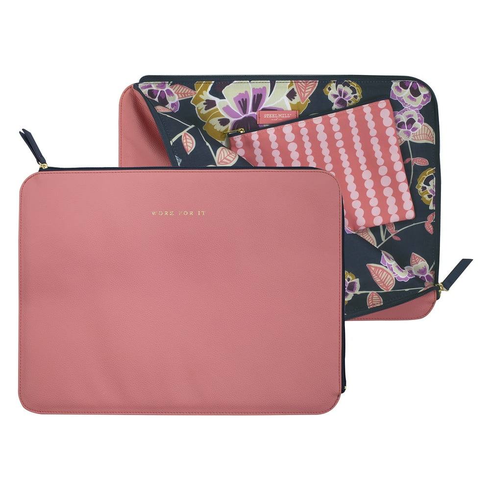 Vegan Leather Laptop Bag for Women, Laptop Sleeve Fits up to 15 Inch