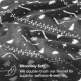 thumbnail image 2 of Bare Home Flannel Sheet Set - 100% Cotton - Deep Pocket - Queen, Winter Alpine, 4-Pieces, 2 of 4