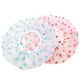 thumbnail image 2 of WORGEOUS 6pcs gorro de ducha impermeable gorro de ducha adorable punto espesar herramienta de ducha para niñas mujeres damas (3 piezas azul, 3 piezas rosa), 2 of 8