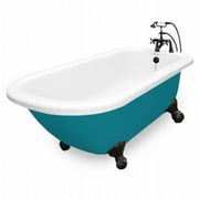 American Bath Factory T050B-OB-P Trinity 60 in. Splash Of Color Acrastone Bath Tub- Small
