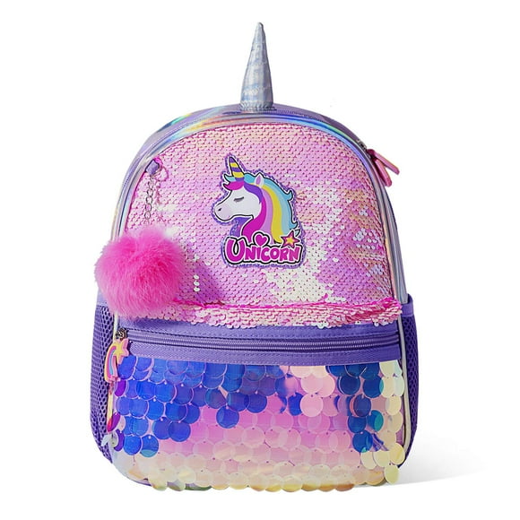 Sunveno Girls Unicorn Backpack, Preschool Girls Bag, Toddler Backpack, Pink